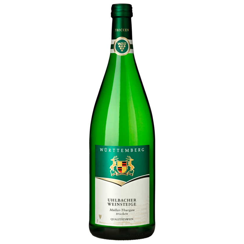 Uhlbacher Weinsteigen Weißwein Müller-Thurgau trocken 1l
